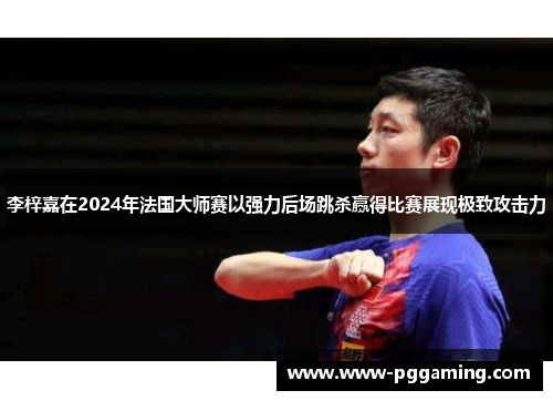 李梓嘉在2024年法国大师赛以强力后场跳杀赢得比赛展现极致攻击力 李梓嘉在2024年法国大师赛以强力后场跳杀赢得比赛展现极致攻击力